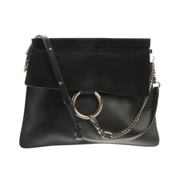 Shoulder Bag, in Black, Leather, Chloé