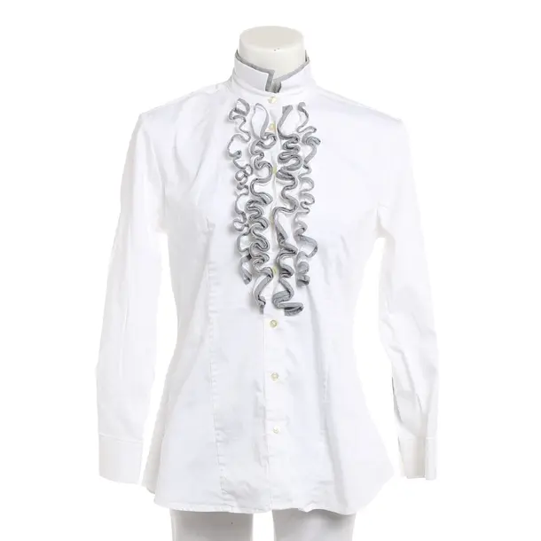 Bluse, in Weiß, Baumwolle, Soluzione