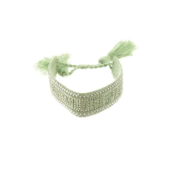 Bracelet, in Green, Cotton, Dior
