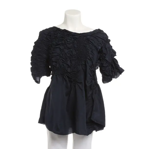 Shirt, in Navy, Seide, High Use