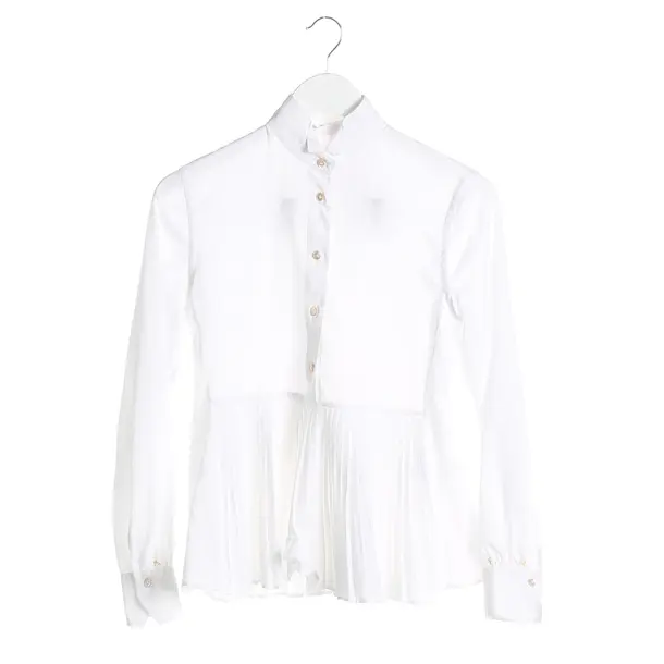 Blouse, in White, Polyester, Le Sarte Pettegole