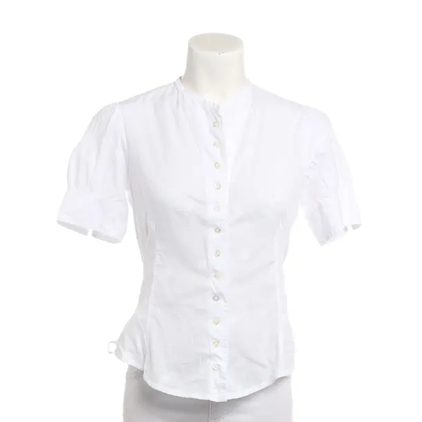 Blouse, in White, Cotton, High Use