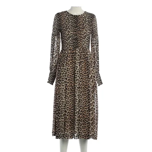 Kleid, in Braun, Viskose, Ganni