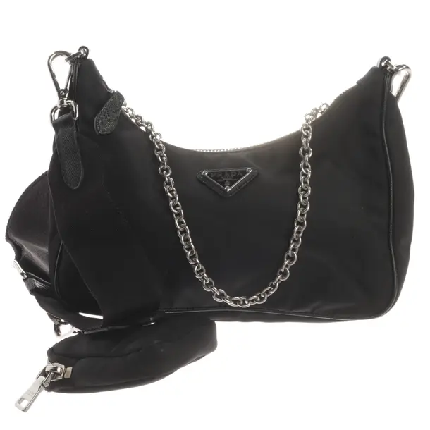 Borsa a cinture a tracolla, in Nero, Poliammide, Prada