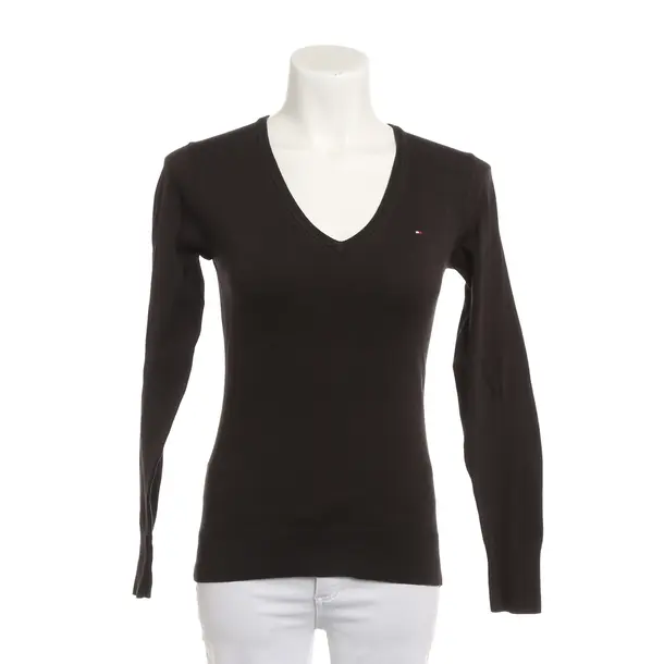 Pullover, in Dunkelbraun, Baumwolle, Tommy Hilfiger