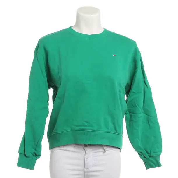 Sweatshirt, in Grün, Baumwolle, Tommy Hilfiger