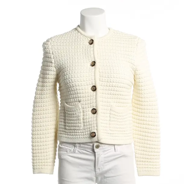 Cardigan, in Cream, Cotton, Ba&sh