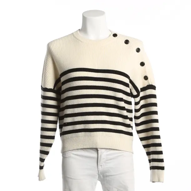 Jumper, in Cream, Viscose, Maje