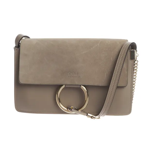 Umhängetasche, in Beige, Leder, Chloé