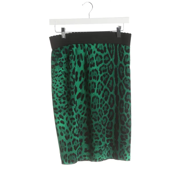 Skirt, in Green, Silk, Dolce & Gabbana