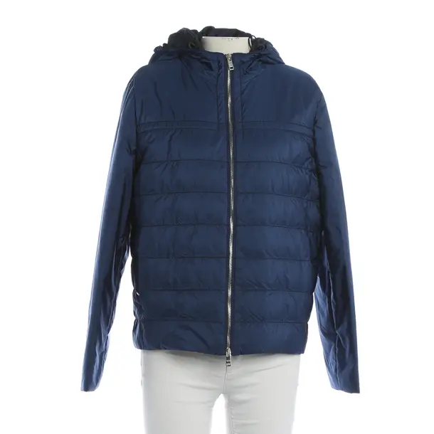 Mid-Season Jacket, in Blue, Polyamide, Prada