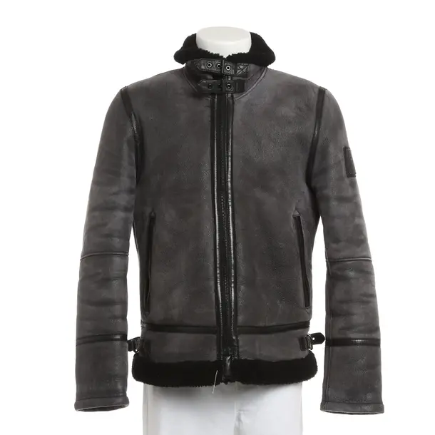 Lederjacke, in Grau, Leder, Strellson