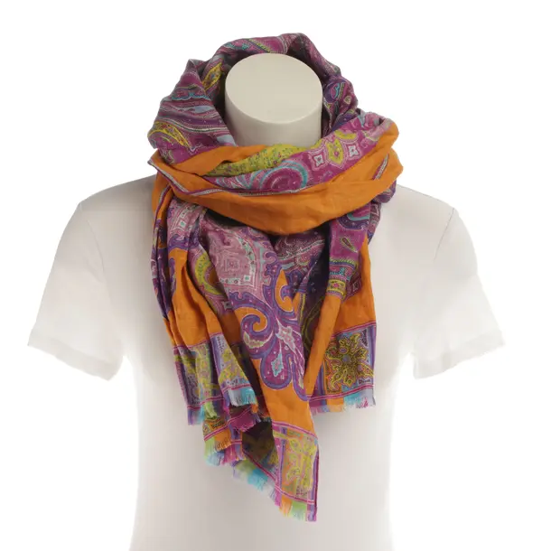 Shawl, in Multicolored, Linen, Etro