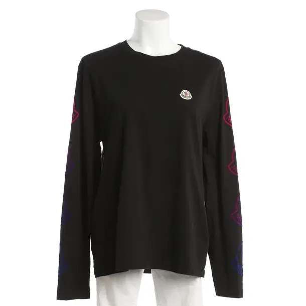 Longsleeve, in Schwarz, Baumwolle, Moncler