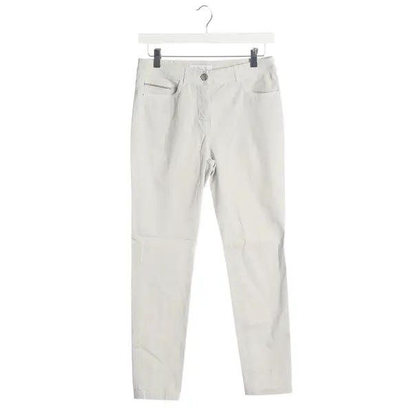 Hose, in Hellgrau, Baumwolle, Fabiana Filippi