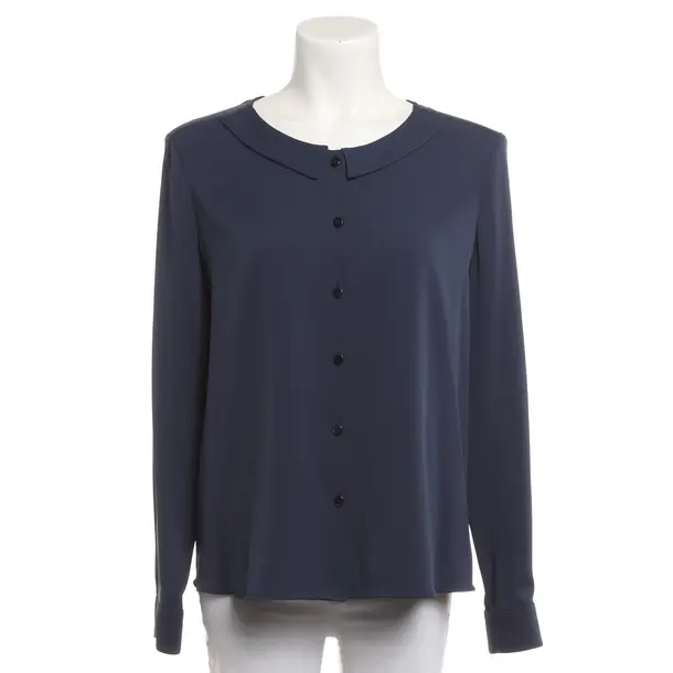 Bluse, in Navy, Seide, Armani Collezioni