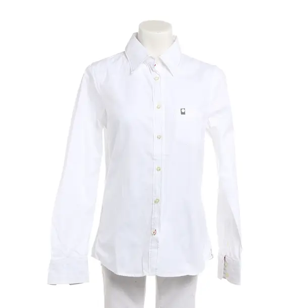 Blouse, in White, Cotton, Bogner Fire and Ice