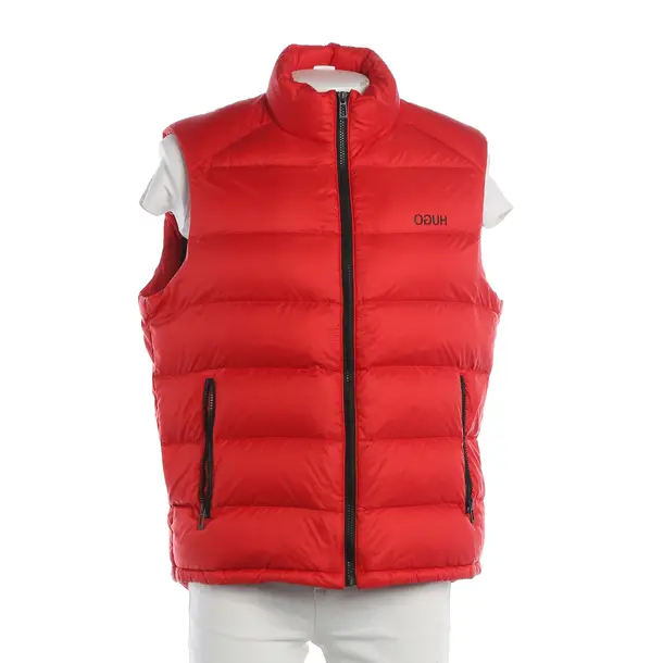 Vest, in Red, Polyester, Hugo Boss Red Label