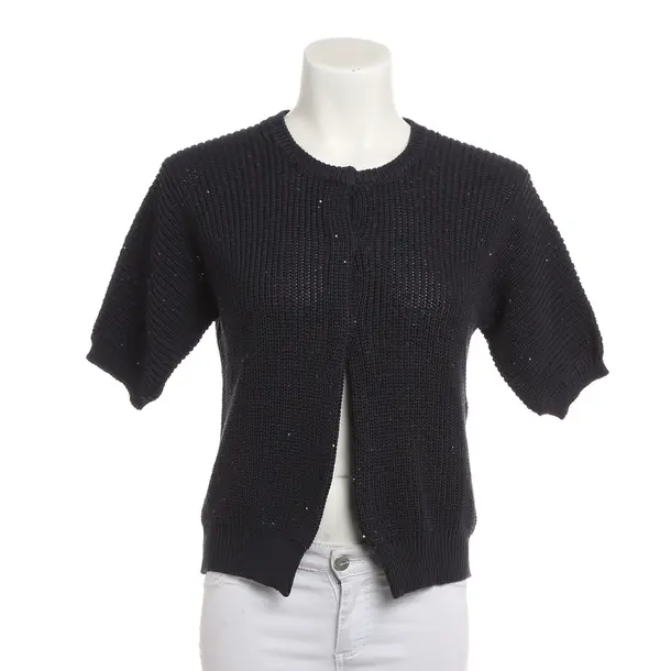 Strickjacke, in Navy, Baumwolle, Peserico