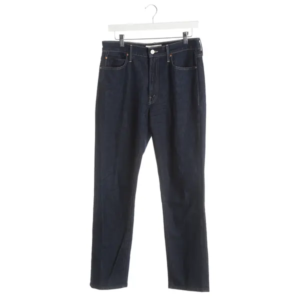 Slim Fit Jeans, in Navy, Cotton, Mother