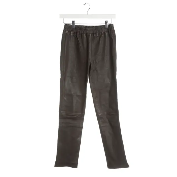 Pants, in Brown, Leather, Hemisphere