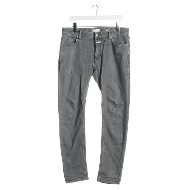 Skinny Jeans, in Light Gray, Cotton, Closed