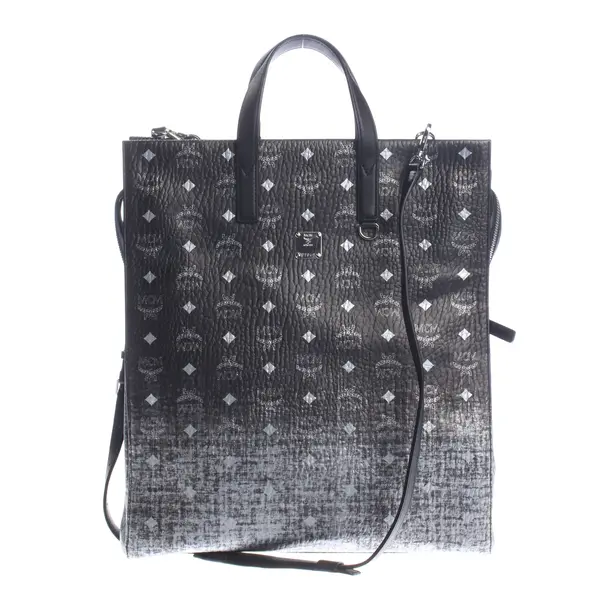 Handtasche, in Schwarz, Leder, MCM