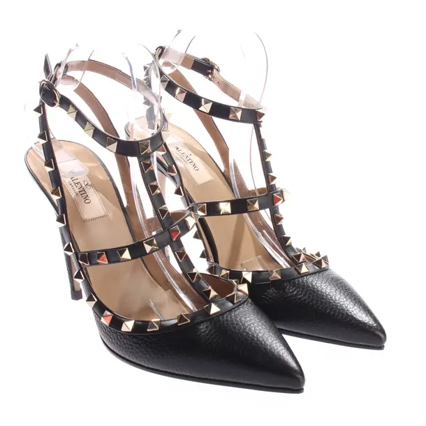 Slingbacks, in Schwarz, Valentino