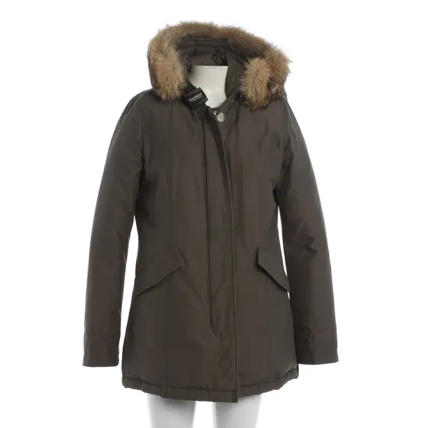 Winter Jacket, in Gray, Cotton, Woolrich