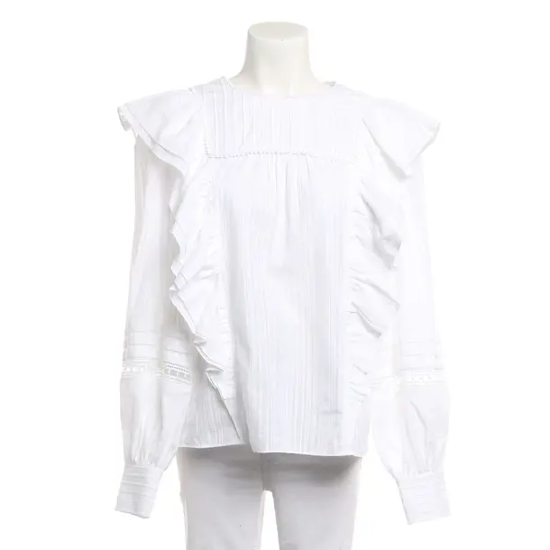 Blouse, in White, Cotton, Ted Baker