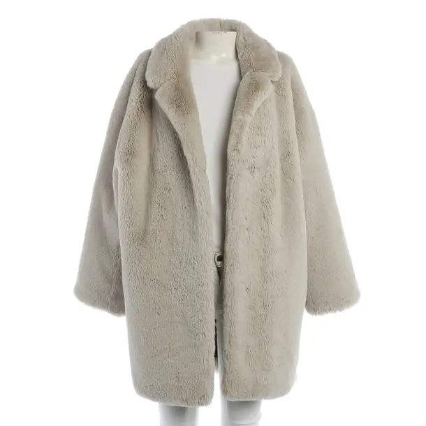 Mid-Season Coat, in Beige, Polyester, Sandro