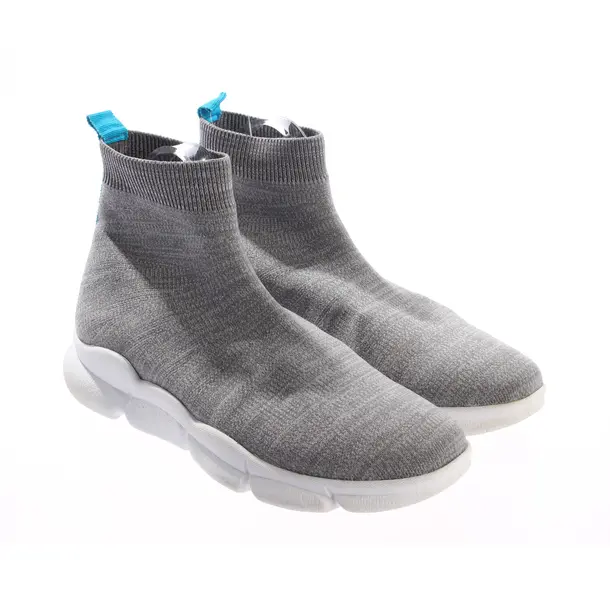 High-Top Sneaker, in Hellgrau, Closed