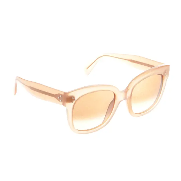 Sonnenbrille, in Hellbraun, Kunststoff, Céline