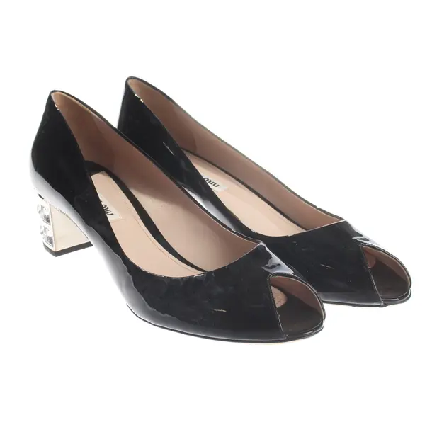 Peeptoes, in Nero, Miu Miu