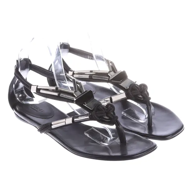 Strappy Sandals, in Black, Gucci