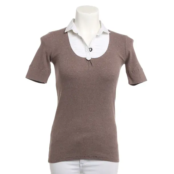 Polo Shirt, in Brown, Cotton, Brunello Cucinelli