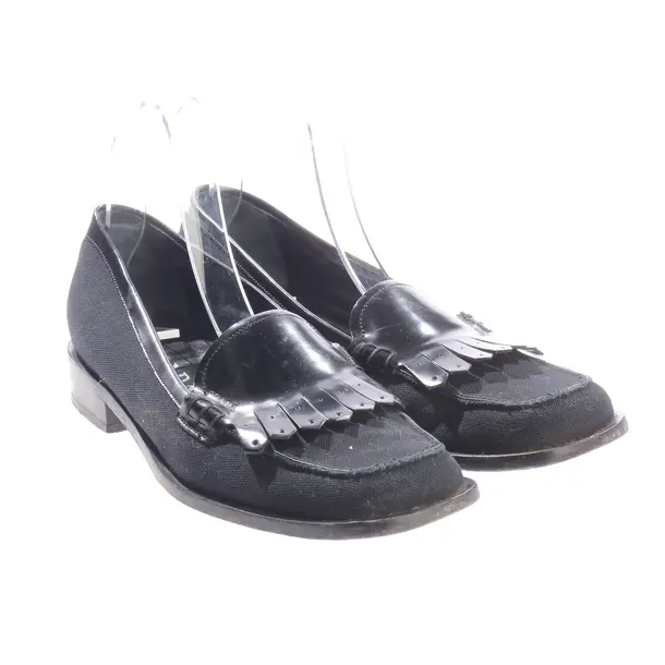 Loafers, in Schwarz, Prada