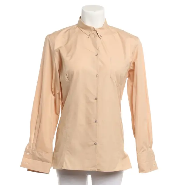 Bluse, in Apricot, Baumwolle, Hermès