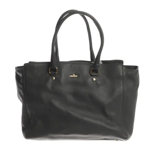 Handbag, in Gray, Leather, Hogan
