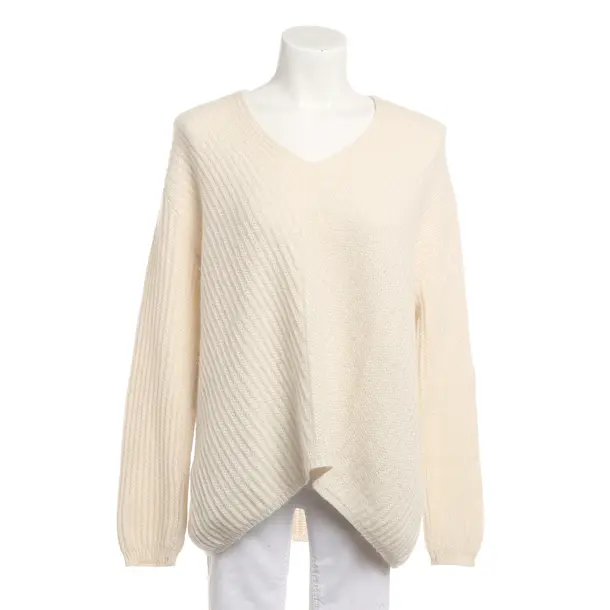 Cashmere Jumper, in Cream, Cashmere, Allude