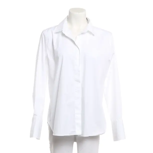 Blouse, in White, Cotton, Windsor