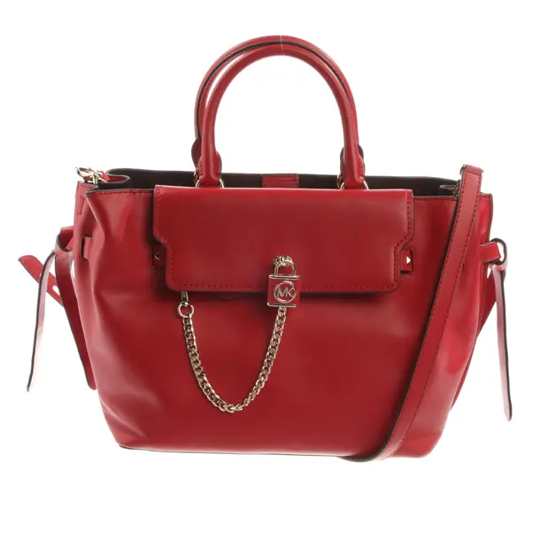 Handbag, in Red, Leather, Michael Kors