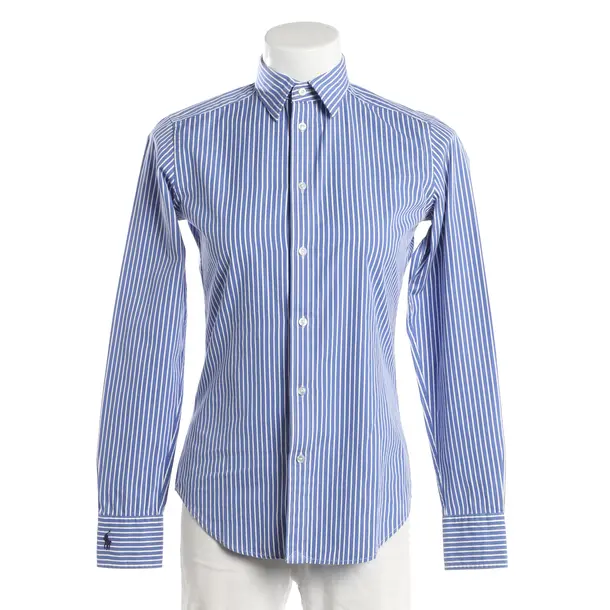 Bluse, in Blau, Baumwolle, Polo Ralph Lauren