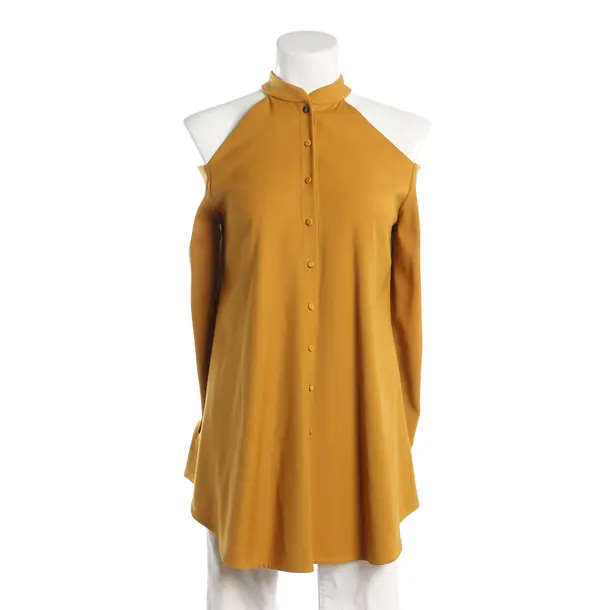 Blouse, in Mustard Yellow, Wool, Nobi Talai