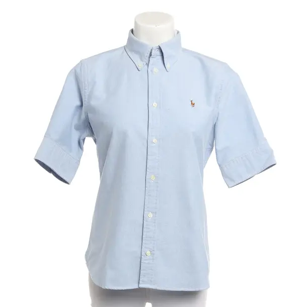 Bluse, in Hellblau, Baumwolle, Polo Ralph Lauren