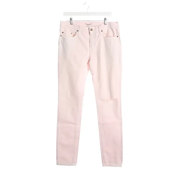 Jeans Straight Fit, in Hellrosa, Baumwolle, Saint Laurent