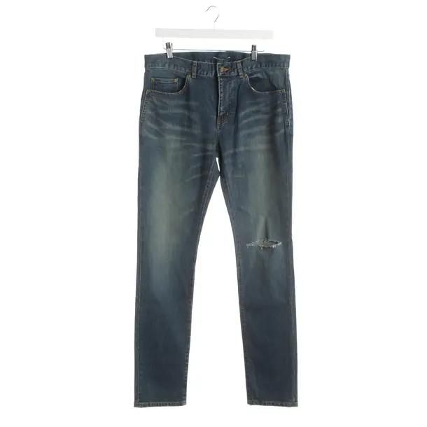 Slim Fit Jeans, in Blue, Cotton, Saint Laurent