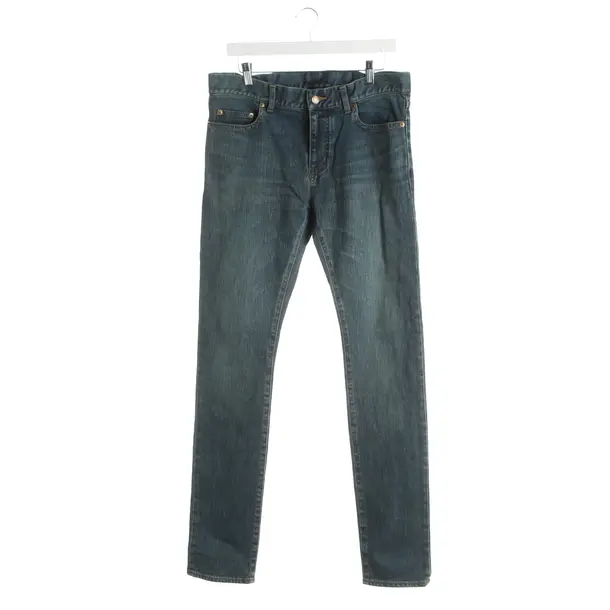 Slim Fit Jeans, in Navy, Cotton, Saint Laurent