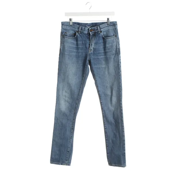 Jeans Slim Fit, in Navy, Baumwolle, Saint Laurent