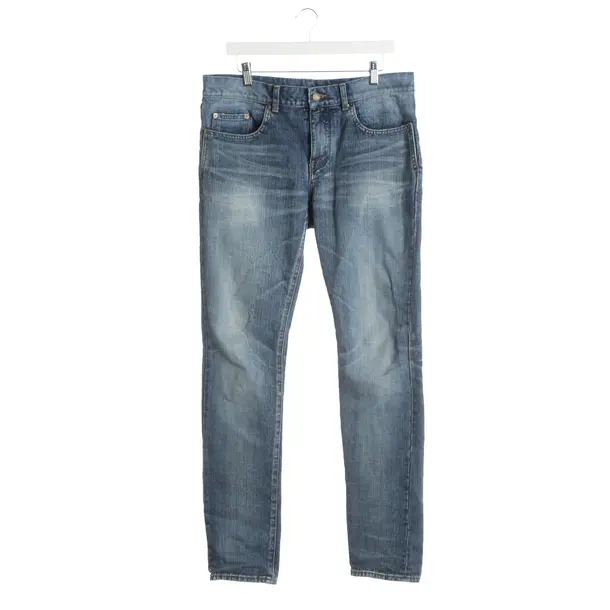 Jeans Slim Fit, in Navy, Baumwolle, Saint Laurent